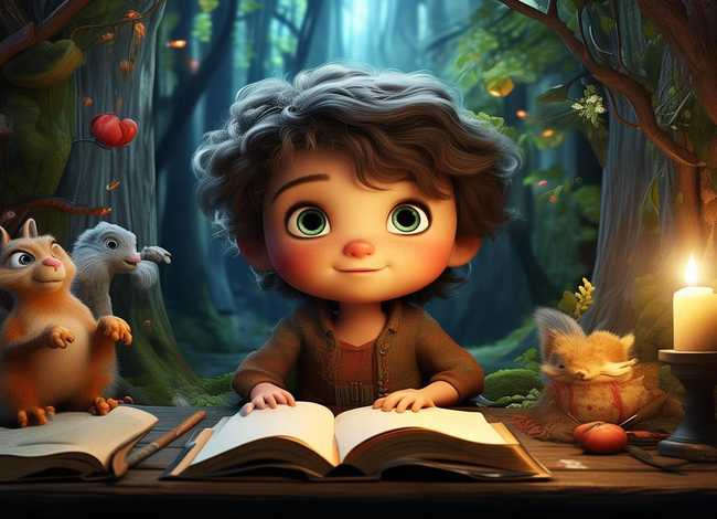 编童话故事书二年级绘画；编童话怎么写二年级