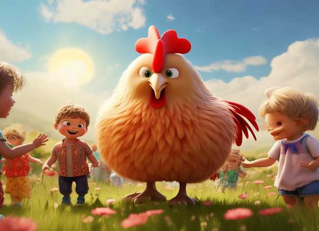 儿童故事0-3岁大公鸡，大公鸡幼儿故事