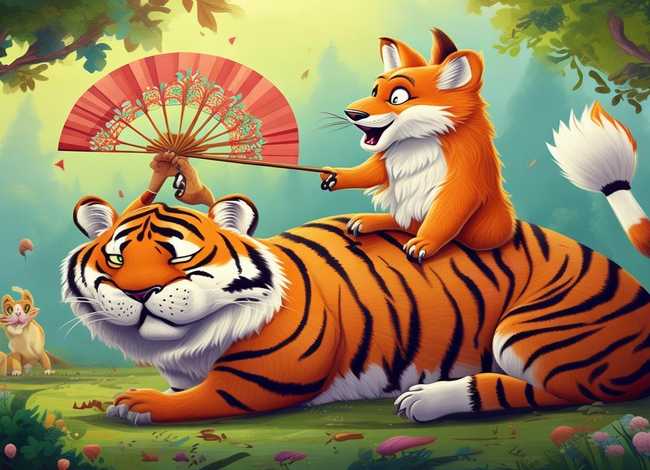 成语故事狐假虎威图画绘本、成语故事狐假虎威图画绘本教案