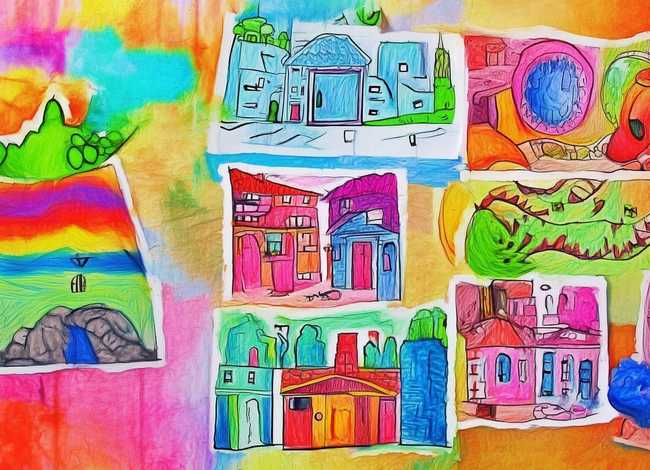 儿童画画里的故事图片、儿童画画的图片有哪些