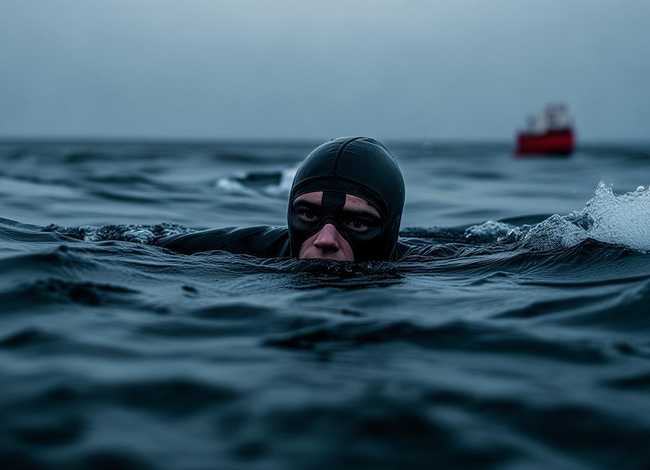 查德威克游泳故事、查德威克游泳的故事