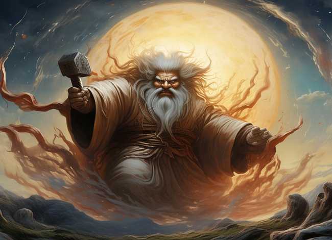 神话儿童故事盘古开天地；中华神话故事盘古开天地