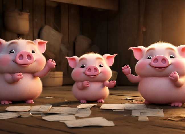 小儿故事睡前故事三只小猪（小儿故事睡前故事三只小猪打个数字）