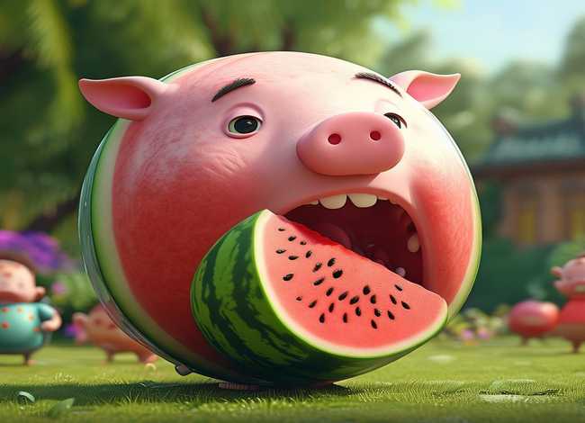 儿童故事猪八戒吃西瓜的故事 少儿故事猪八戒吃西瓜