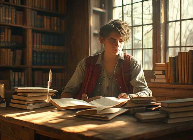 文学家的励志故事50、文学家的励志故事50字