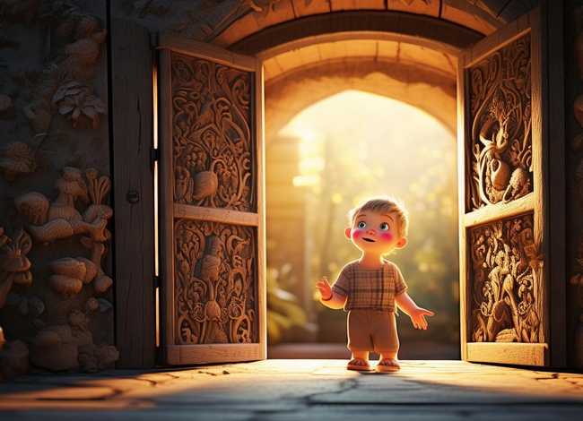 儿童故事敲门、儿童故事敲门声