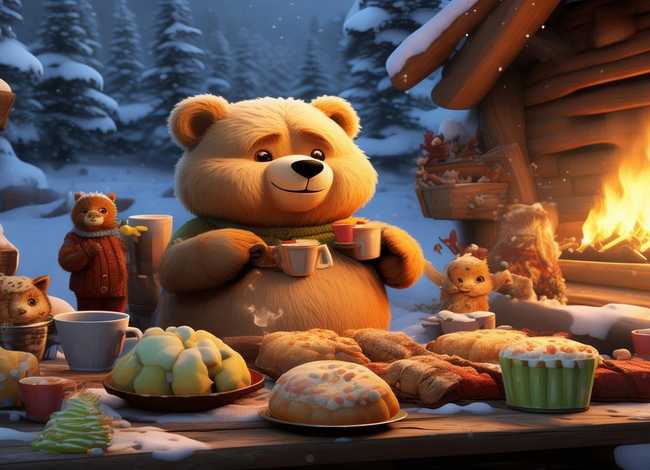 小熊请客故事欣赏（小熊请客故事欣赏视频）