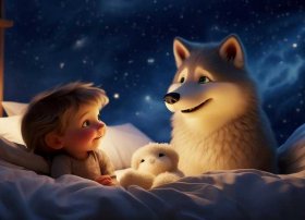 儿童睡前催眠故事狼与小羊；幼儿睡前讲故事狼和小羊