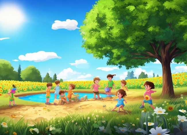 夏日儿童诗、夏天幼儿诗歌大全