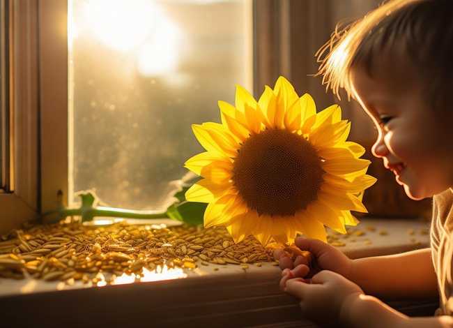 向日葵睡前小故事，小向日葵睡前故事嗑瓜子