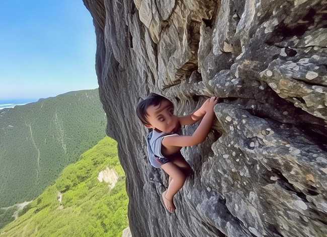 小朋友攀岩的视频、小朋友攀岩的视频播放