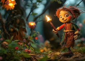 木偶奇遇记绘本故事（木偶奇遇记绘本故事举火把）
