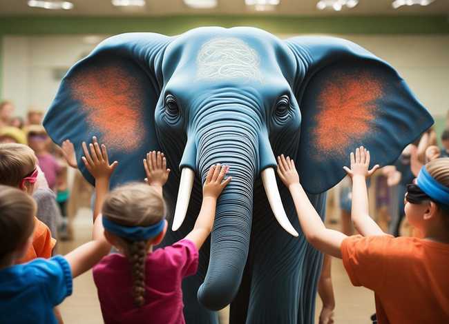 儿童故事大全6-12岁盲人摸象 - 幼儿故事盲人摸象的故事