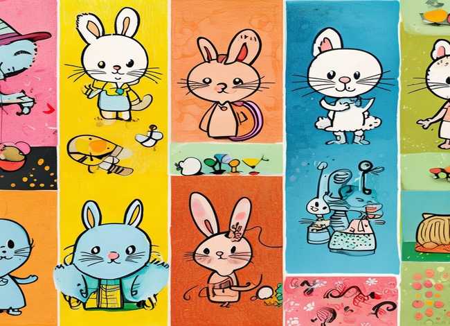 绘本故事简笔画6张 素材；绘本故事简笔画6张 素材图片