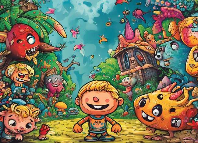 儿童故事截图版（儿童故事图文版）