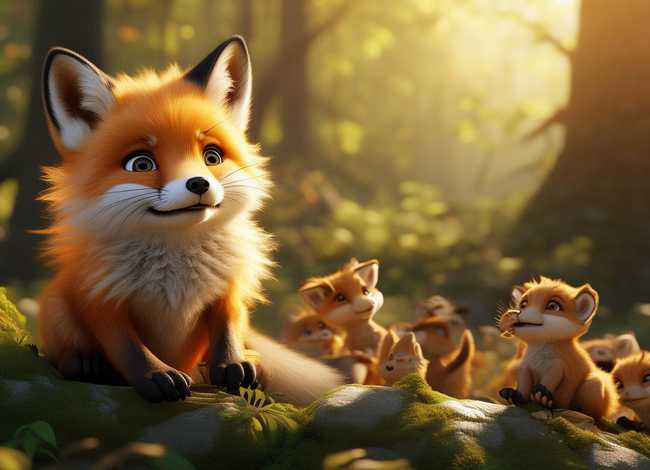 小狐狸讲故事 - 讲小狐狸的故事