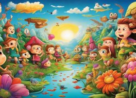 小学童话故事儿童简笔画；小学生童话简笔画