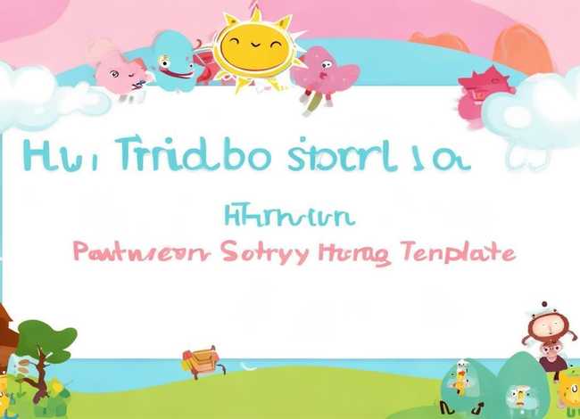 ppt儿童故事分享模板 - 儿童故事分享ppt免费模板