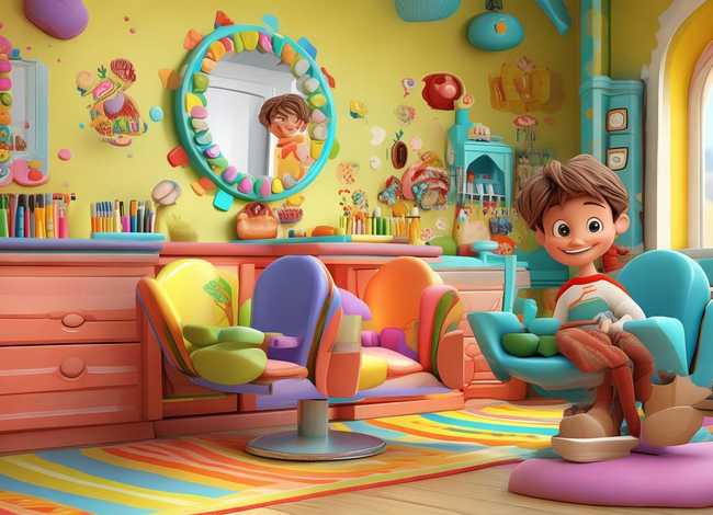 儿童故事理发店、幼儿园故事理发店