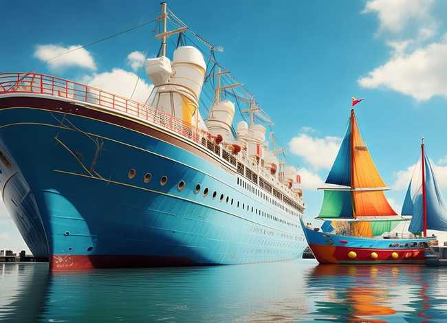 儿童关于大轮船的故事；关于大轮船和小船的故事