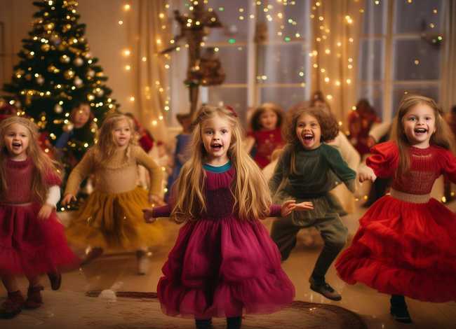 圣诞夜儿童舞蹈（圣诞舞蹈儿童舞蹈）