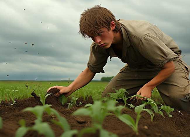 拔苗助长的故事图片配图 拔苗助长的故事图片 配图