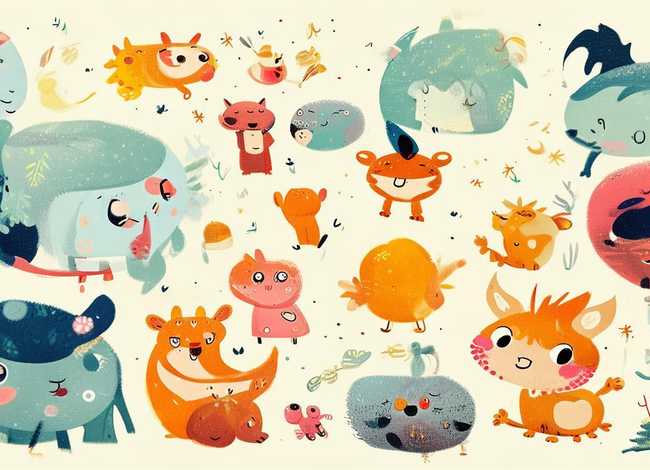 儿童故事绘画作品简单、儿童故事绘画作品简单好看