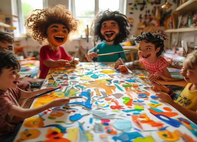 亲子绘画故事剪贴画 - 亲子绘画故事剪贴画图片