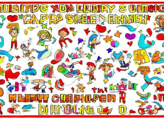 儿童节英语手抄报；儿童节英语手抄报怎么画