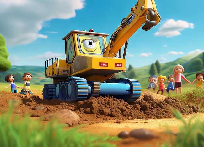 挖挖机儿童动画片第1集、动画片 挖掘机 儿童版 挖挖机儿童动画片第1集、动画片 挖掘机 儿童版