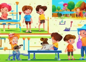 防止幼儿驼背的儿童绘本故事 防止儿童驼背的动作