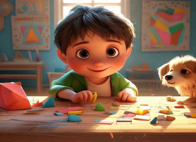 儿童数学几何小故事、有趣的数学几何小故事