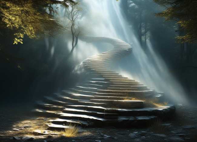 无尽的阶梯典故、无尽的阶梯典故出处