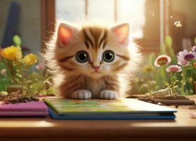 一年级听故事讲故事 - 一年级听故事讲故事小猫种鱼