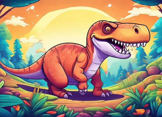 儿童绘本故事《霸王龙》、霸王龙幼儿绘本故事