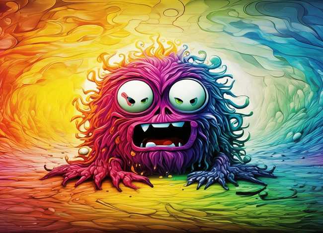 儿童绘本故事我的情绪 绘本故事我的情绪小怪兽图片