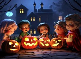 万圣节的故事儿童版文字（万圣节的小故事中文）