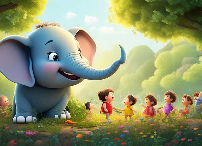 大象儿童故事mp3免费收听，大象幼儿故事简短