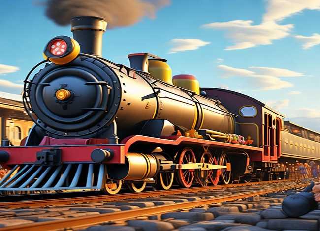 大火车的儿童故事（大火车和小火车的故事）