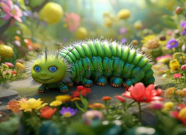 会说话的毛毛虫儿童故事（会说话的毛毛虫是什么动画片）
