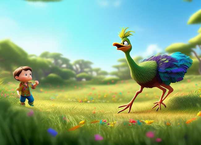 鸵鸟动画儿童故事、鸵鸟幼儿故事 鸵鸟动画儿童故事、鸵鸟幼儿故事