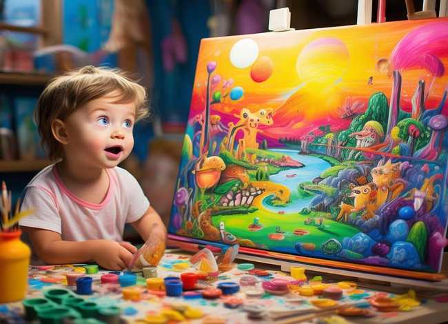 儿童绘画叙事故事 - 绘画幼儿故事