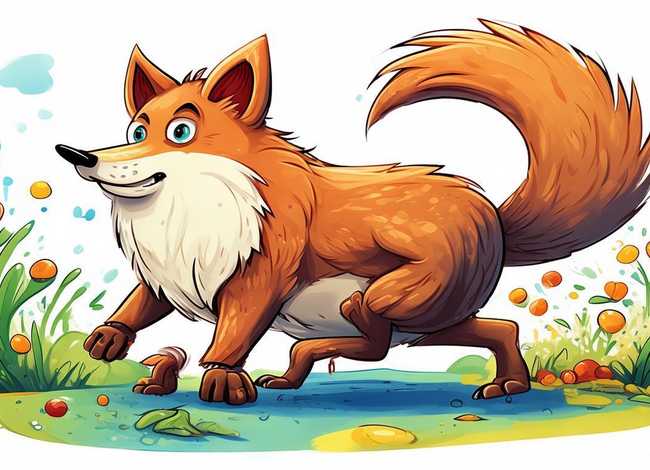 笨狼的故事简笔画（笨狼的故事简笔画手抄报）