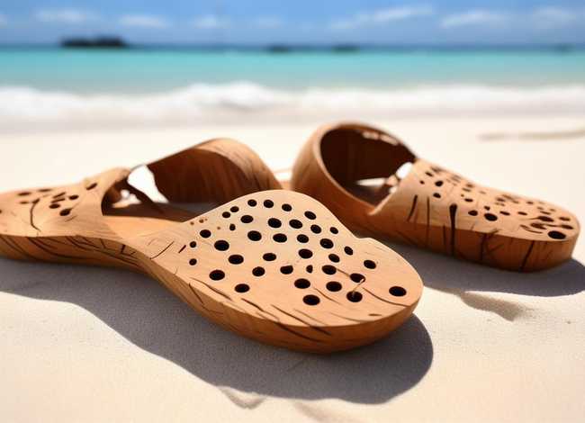 椰子洞洞拖鞋；椰子拖鞋洞洞鞋
