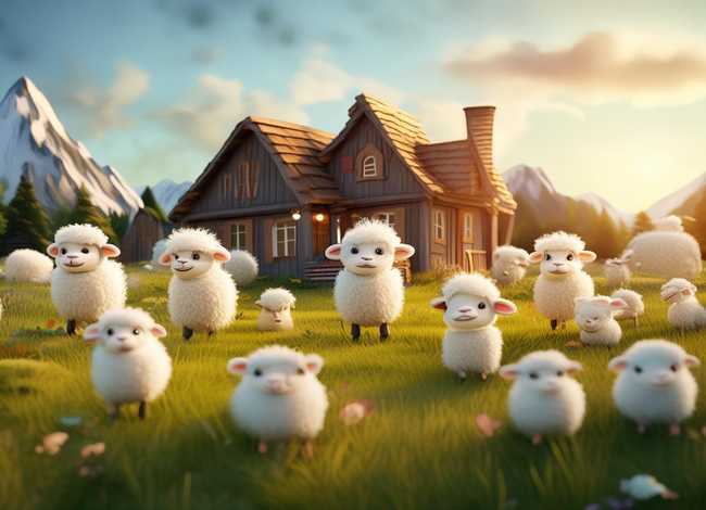 小羊故事绘本、小羊故事绘本图片