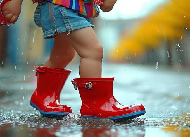 儿童故事雨靴，儿童雨靴子