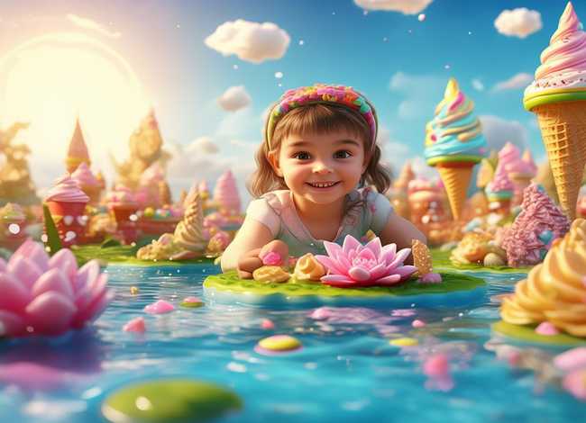 冰淇淋小姑娘绘本故事（冰淇淋小姑娘绘本故事内容）