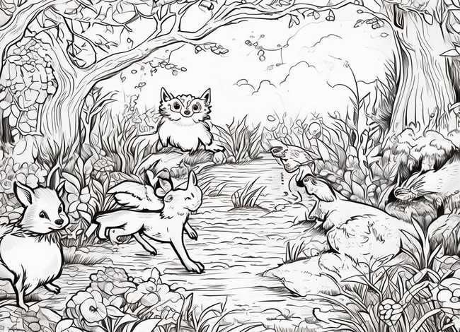 绘本故事动物图片 绘本故事动物图片简笔画