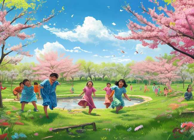 春天儿童古诗词，幼儿春天古诗