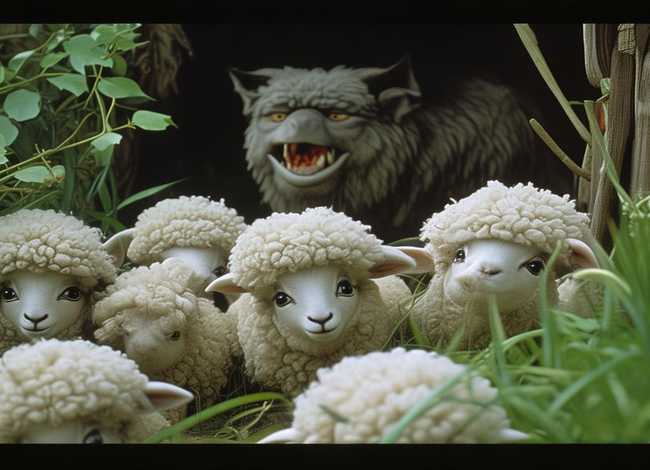狼和七只小羊的故事；狼和七只小羊的故事语音播放
